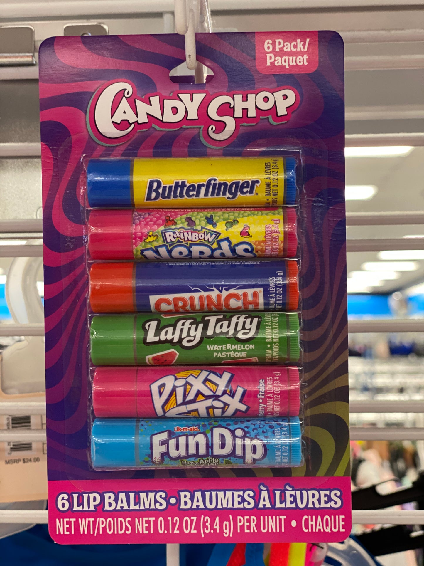 Bálsamos labiales 6 pcs