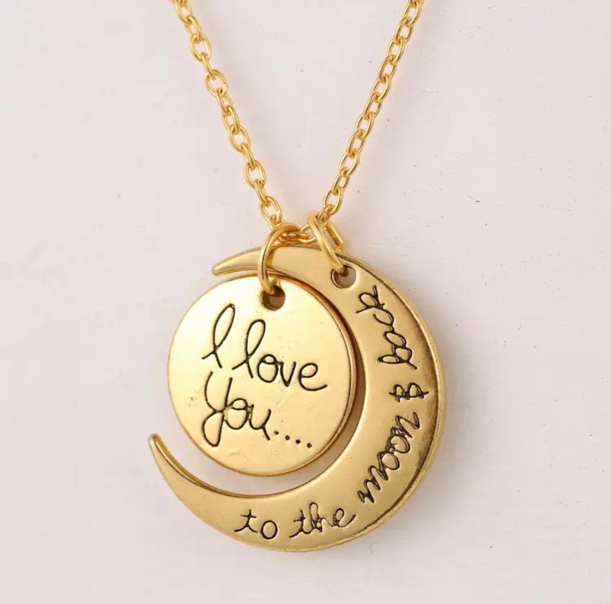 Collar I love you to the moon & back