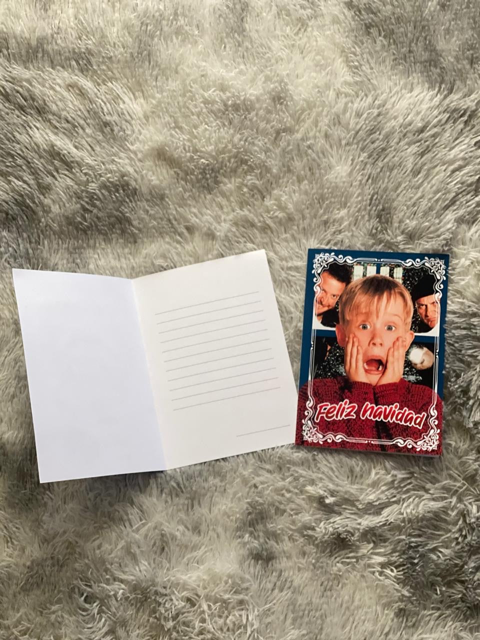 Tarjeta navideña Mi pobre angelito