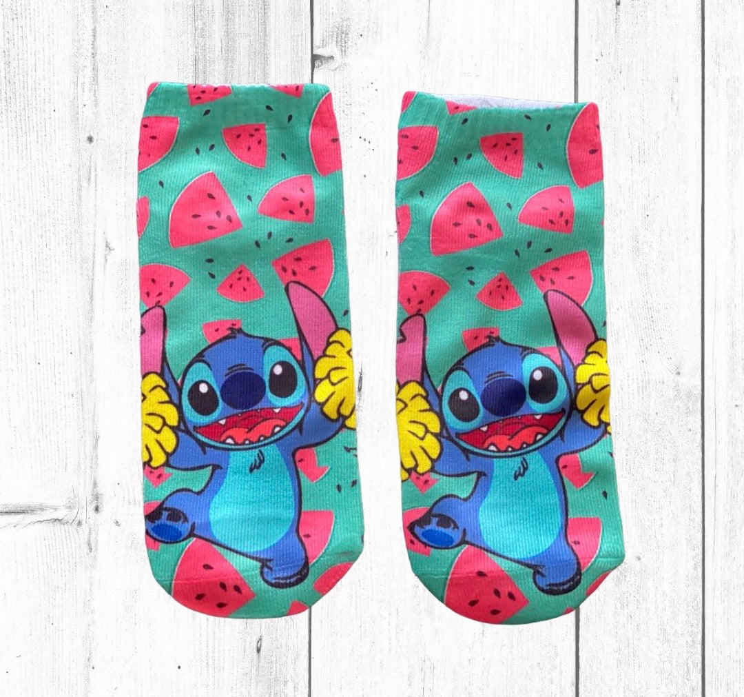 Socks stitch sandía