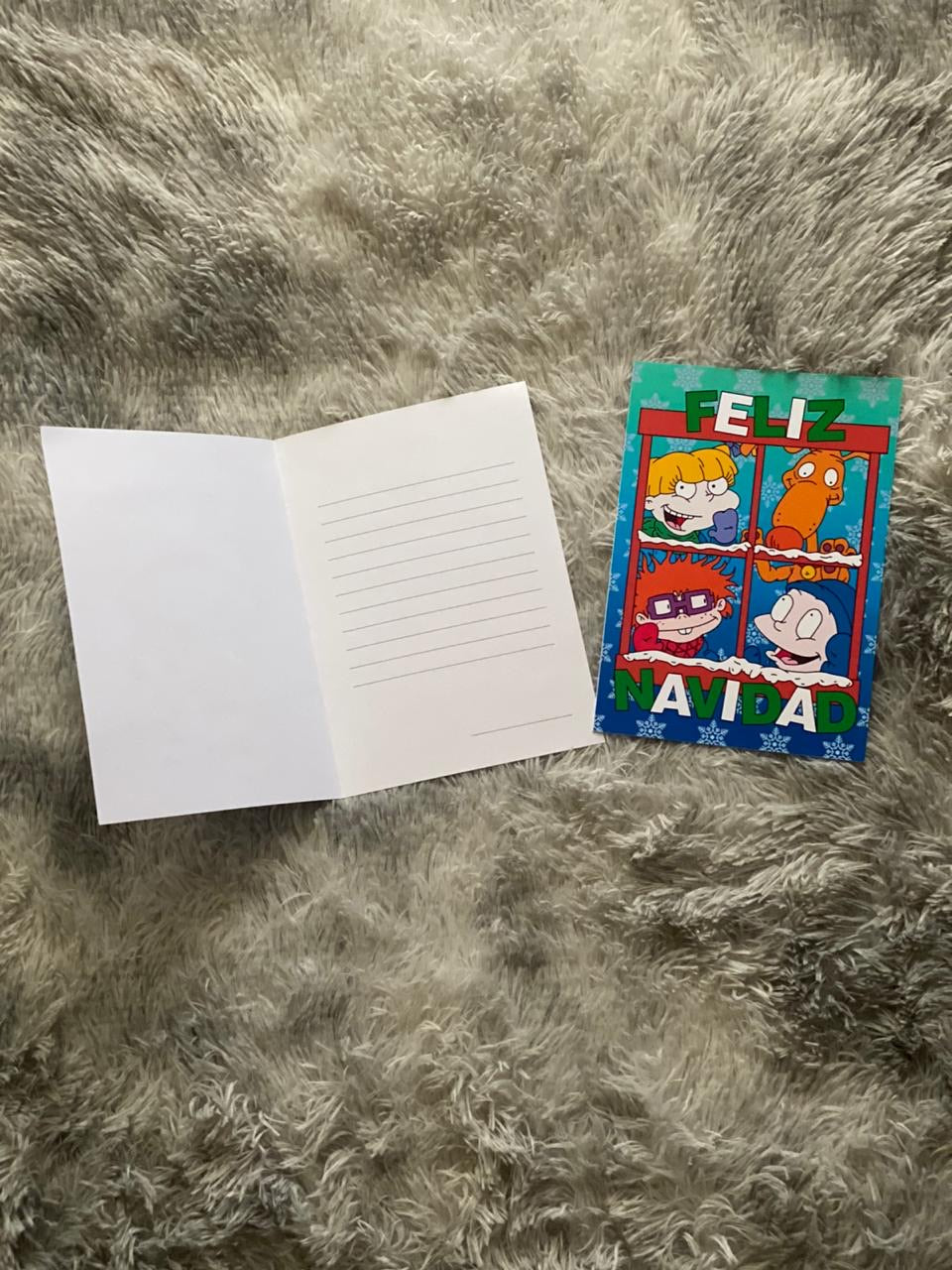 Tarjeta navidad rugrats