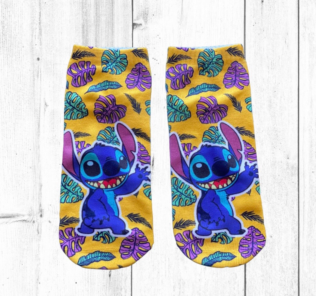 Socks stitch hojas