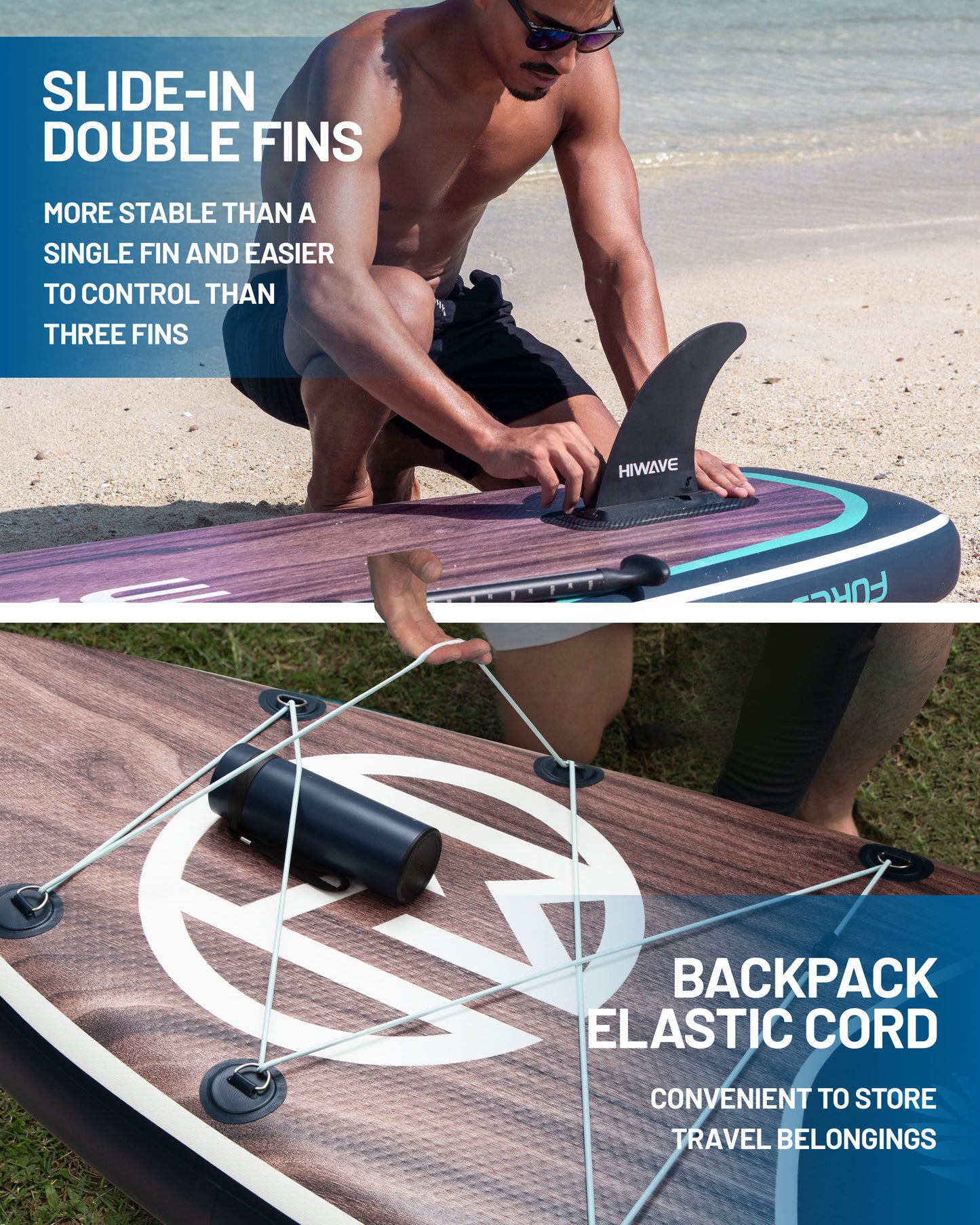 Stand Up Paddle (SUP) Inflable - 11'' pies / 335 cm + Mochila + Accesorios