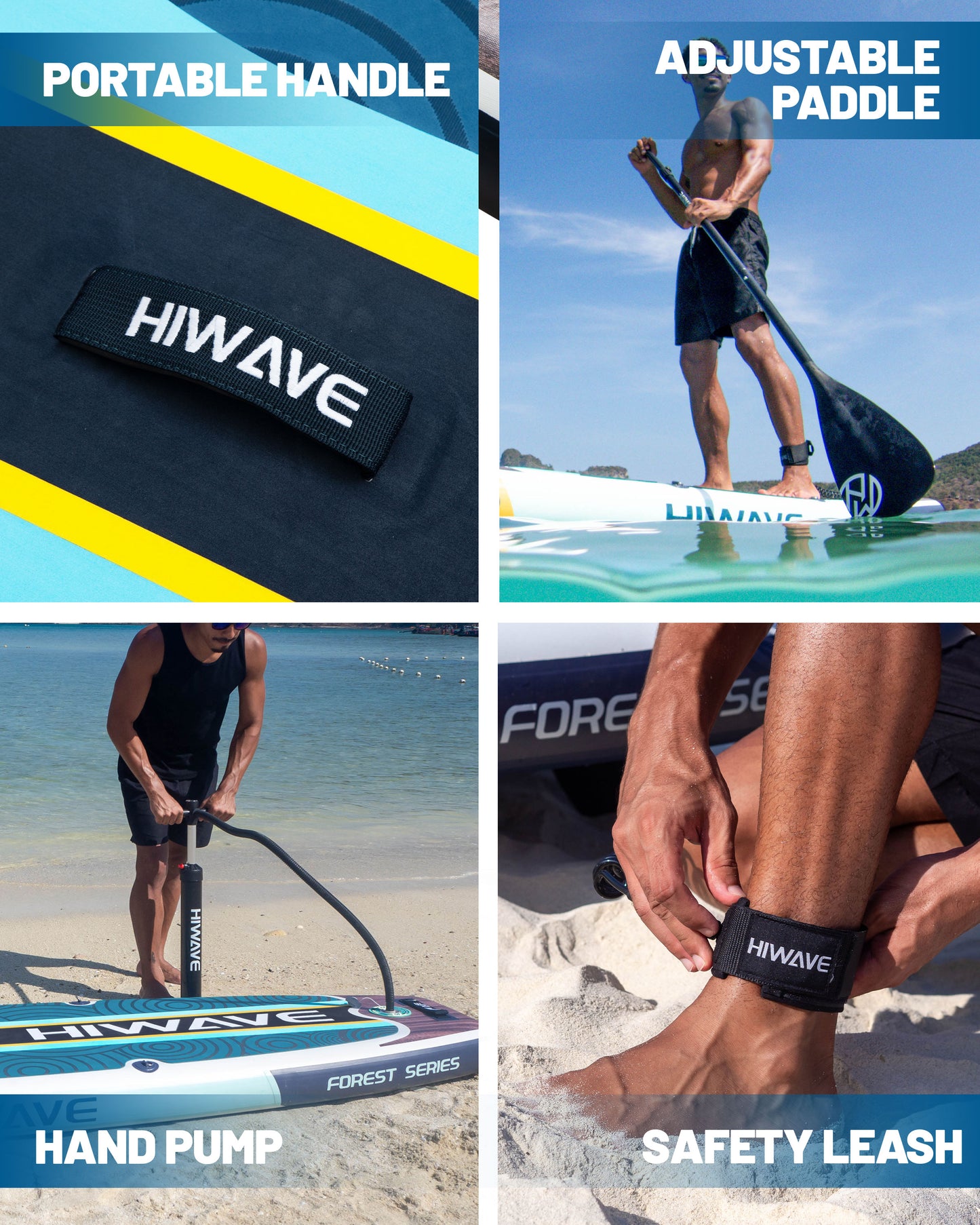 Stand Up Paddle (SUP) Inflable - 11'' pies / 335 cm + Mochila + Accesorios