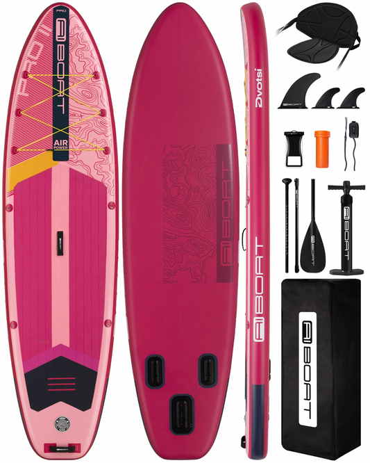 Stand Up Paddle (SUP) Inflable - 11' pies / 335 cm + Mochila + Accesorios