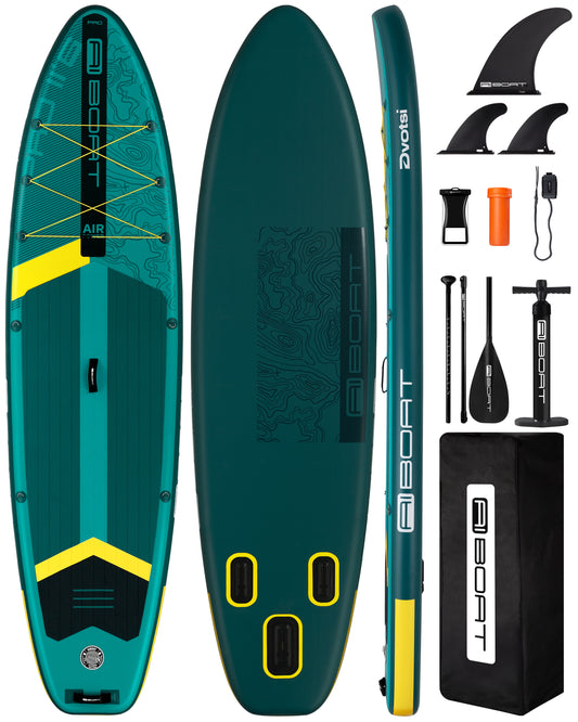 Stand Up Paddle (SUP) Inflable - 11'6 pies / 351 cm + Mochila + Accesorios
