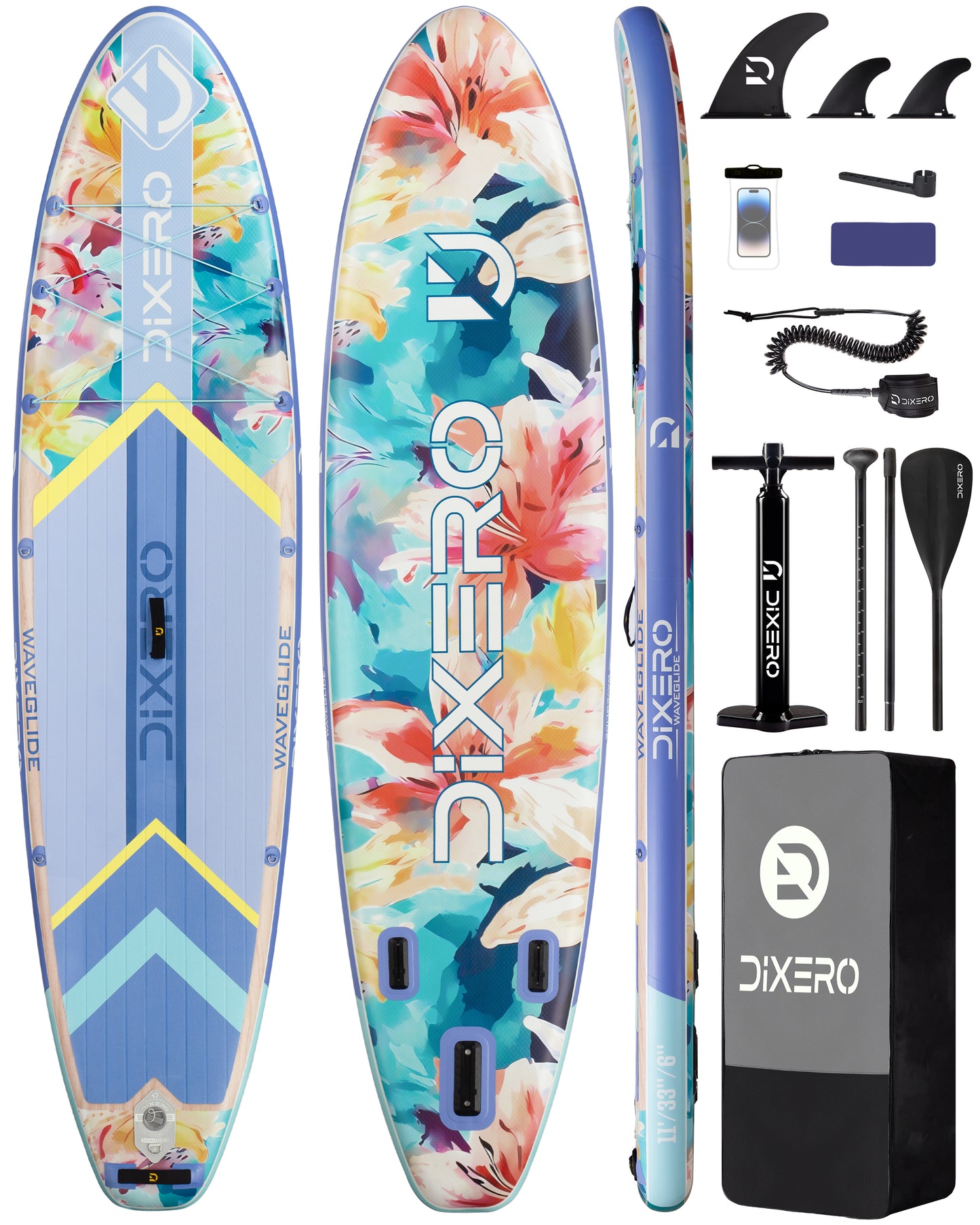 Stand Up Paddle (SUP) Inflable - 11'' pies / 335 cm + Mochila + Accesorios