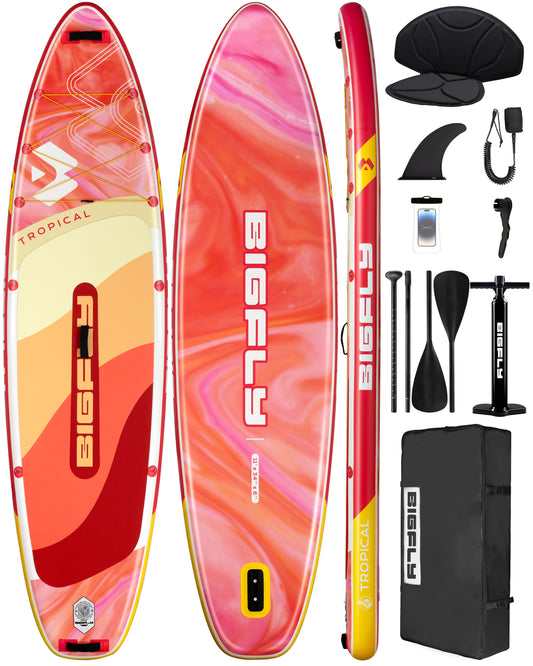 Stand Up Paddle (SUP) Inflable - 11' pies / 335 cm + Mochila + Accesorios