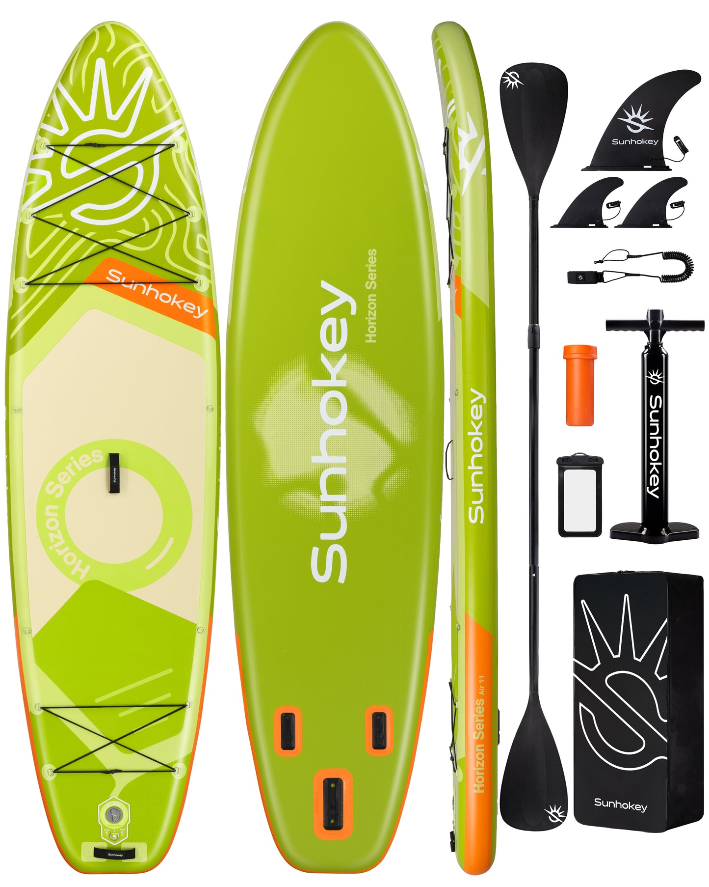 Stand Up Paddle (SUP) Inflable - 11'' pies / 335 cm + Mochila + Accesorios