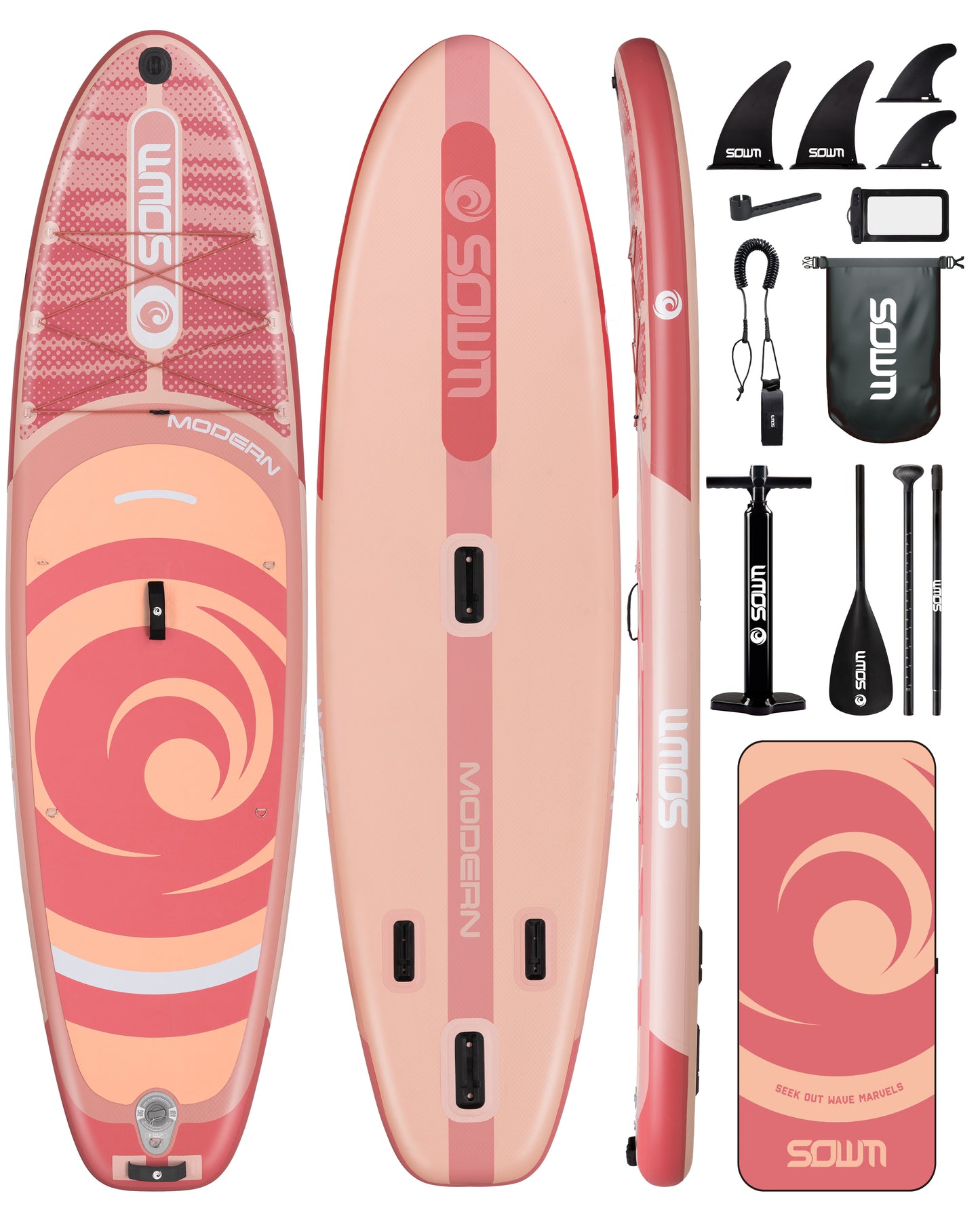Stand Up Paddle (SUP) Inflable - 10.6 pies / 320 cm + Mochila + Accesorios