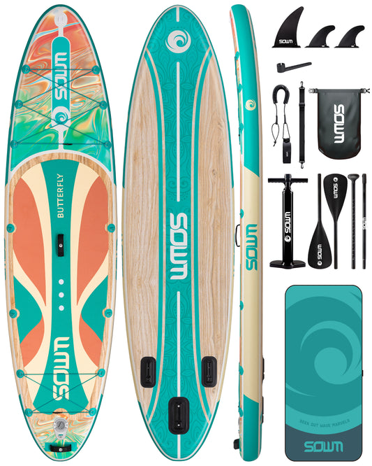 Stand Up Paddle (SUP) Inflable - 11'' pies / 335 cm + Mochila + Accesorios
