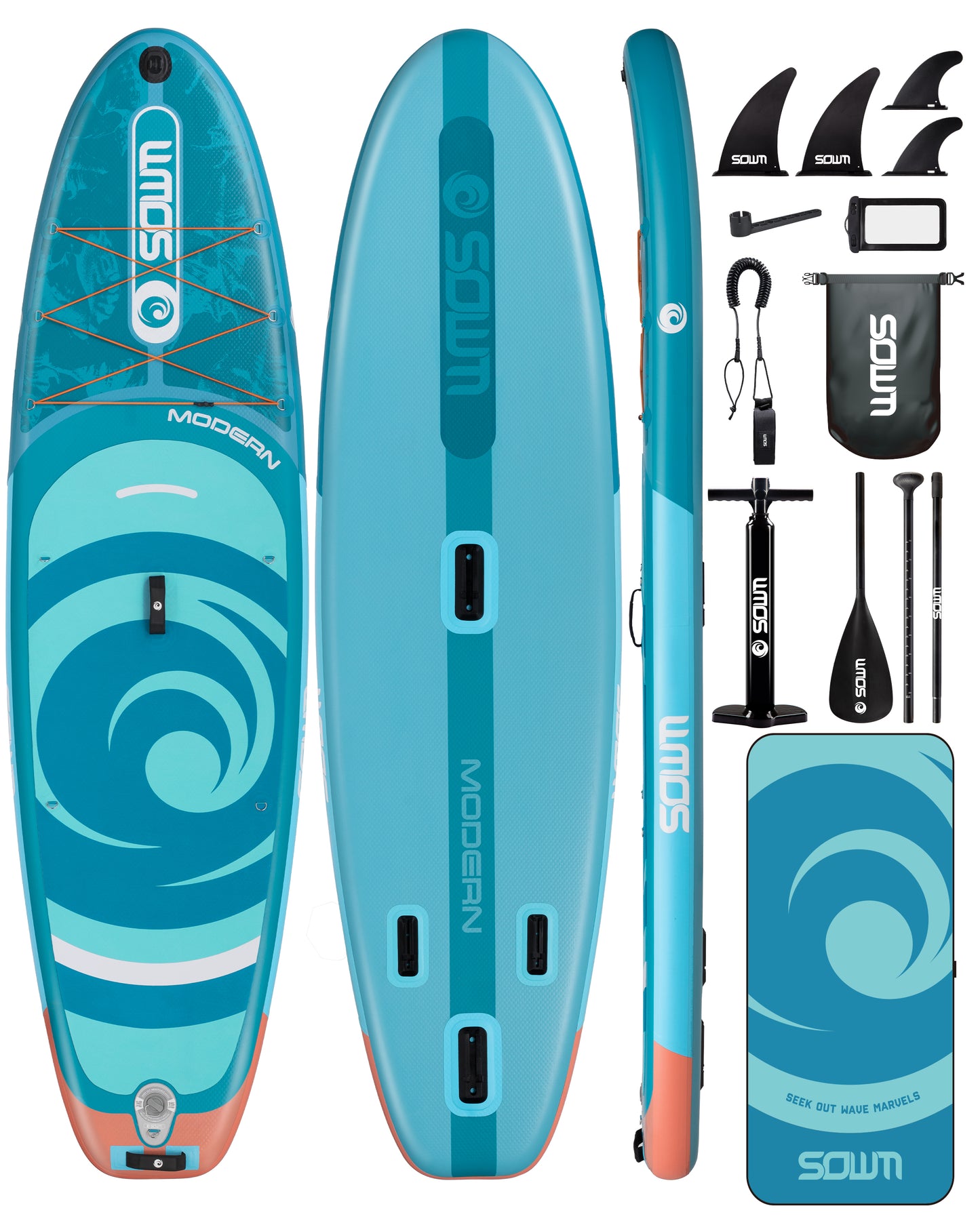 Stand Up Paddle (SUP) Inflable - 10.6 pies / 320 cm + Mochila + Accesorios