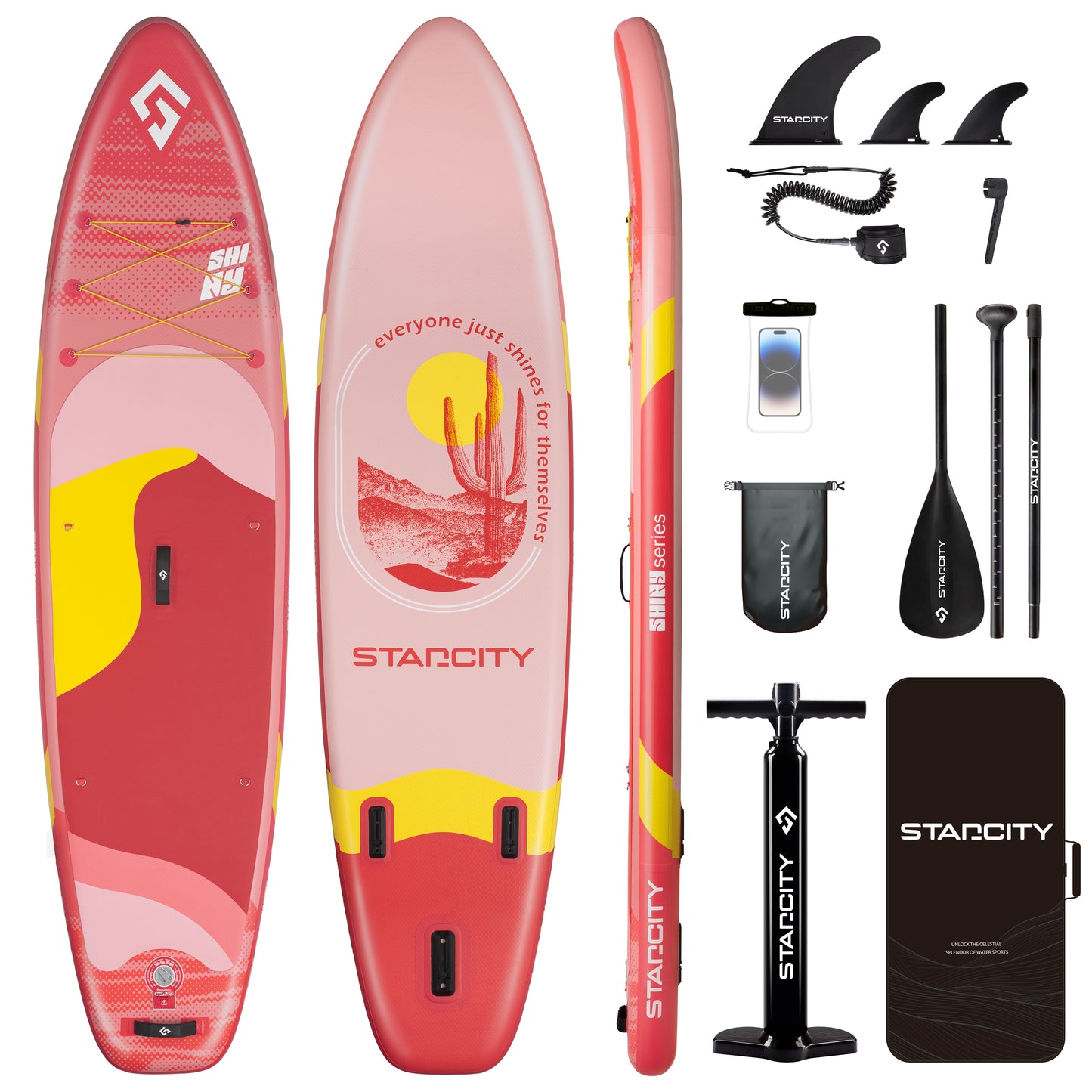 Stand Up Paddle (SUP) Inflable - 11 pies / 335 cm + Mochila + Accesorios