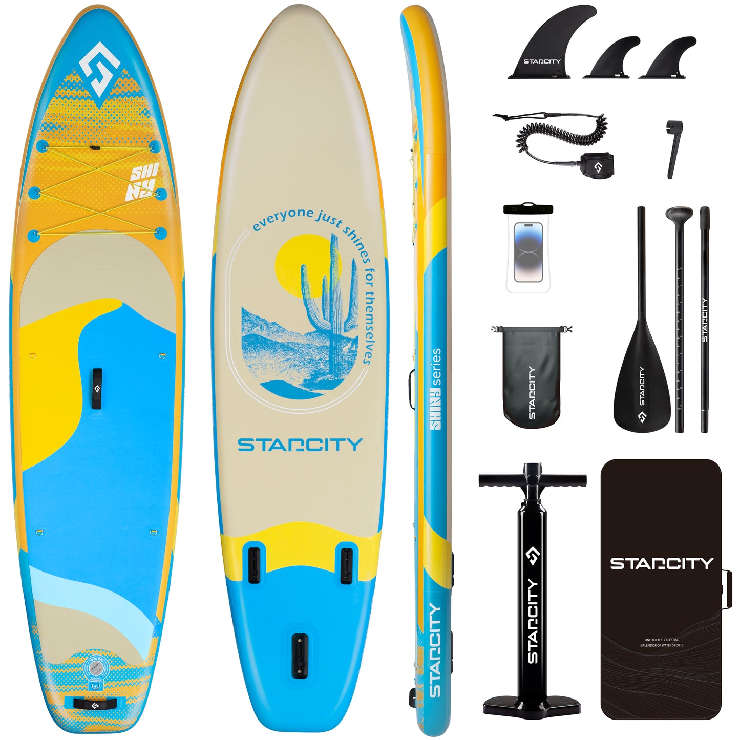 Stand Up Paddle (SUP) Inflable - 11 pies / 335 cm + Mochila + Accesorios