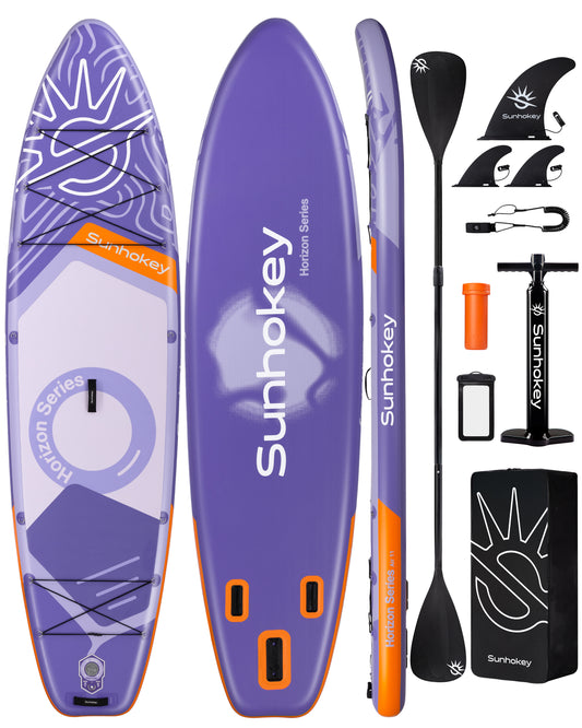 Stand Up Paddle (SUP) Inflable - 11'' pies / 335 cm + Mochila + Accesorios