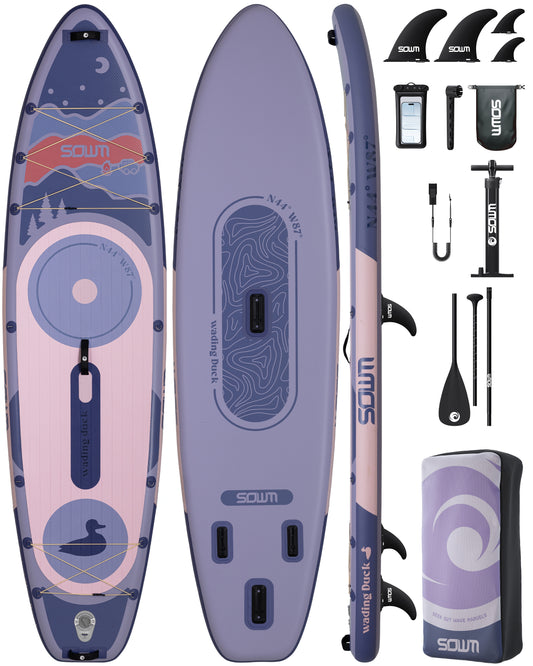Stand Up Paddle (SUP) Inflable - 11'6 pies / 351 cm + Mochila + Accesorios