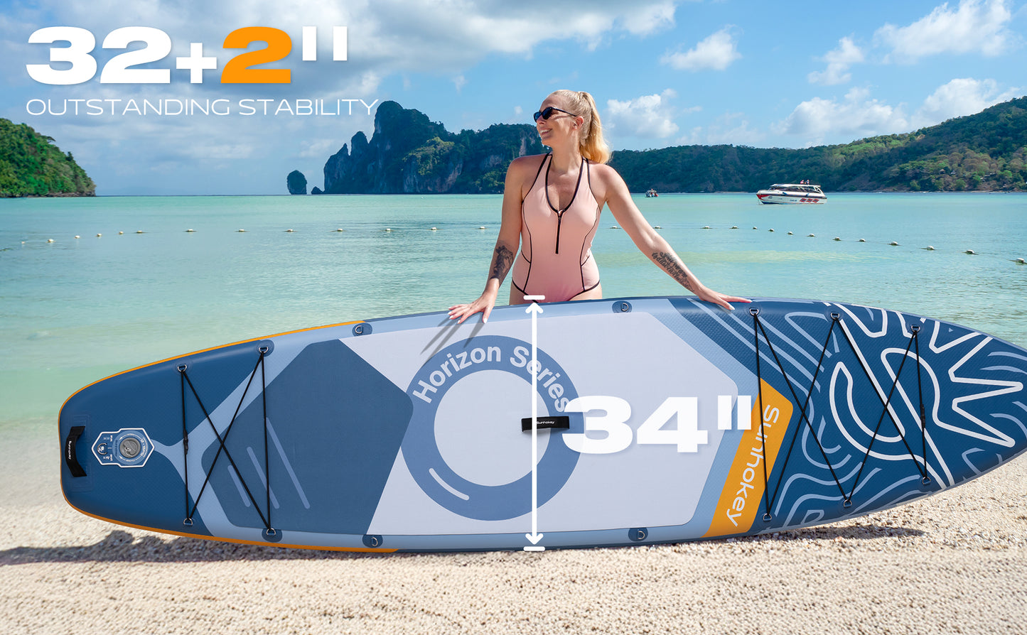 Stand Up Paddle (SUP) Inflable - 11'' pies / 335 cm + Mochila + Accesorios