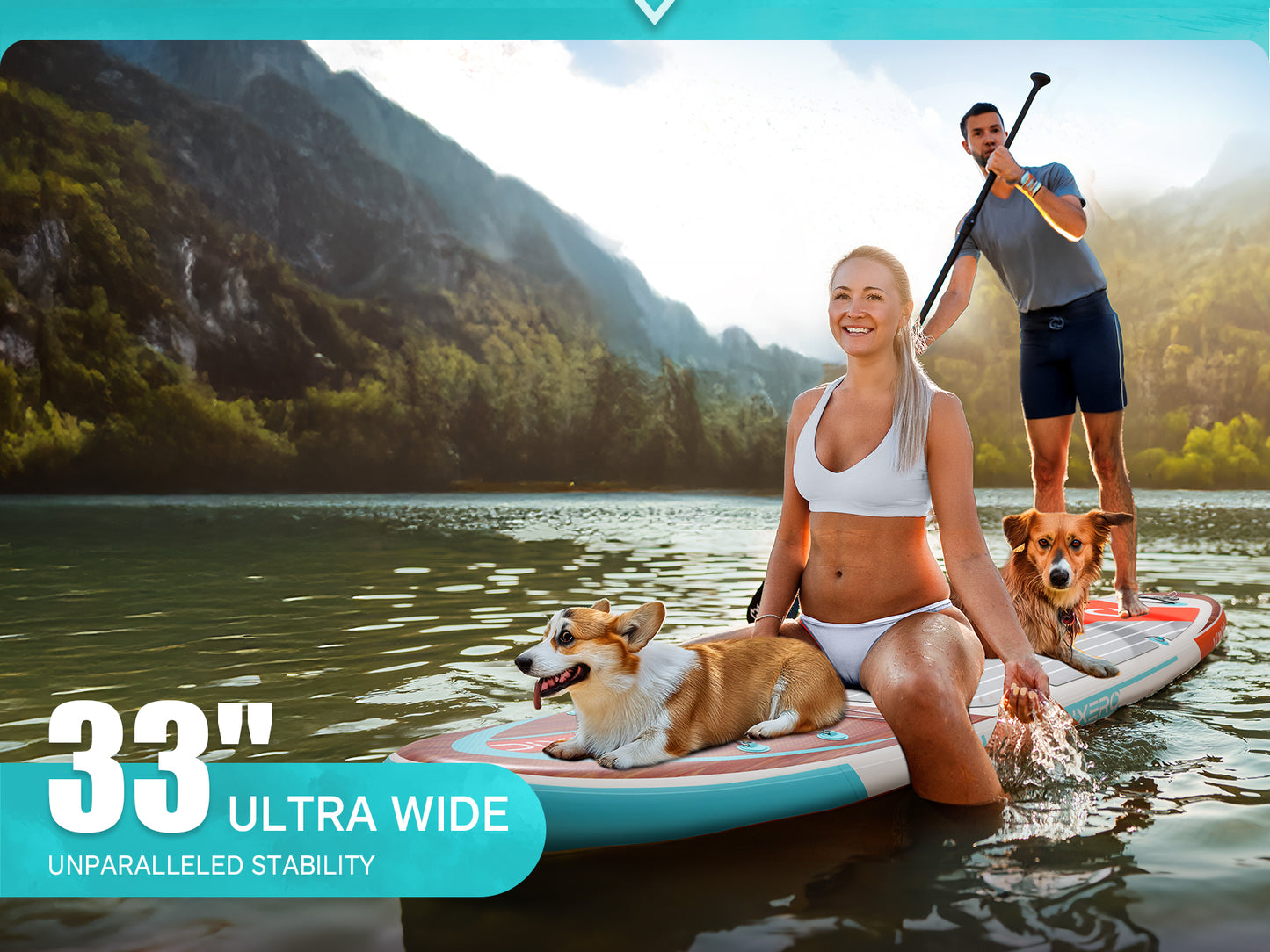 Stand Up Paddle (SUP) Inflable - 11'' pies / 335 cm + Mochila + Accesorios