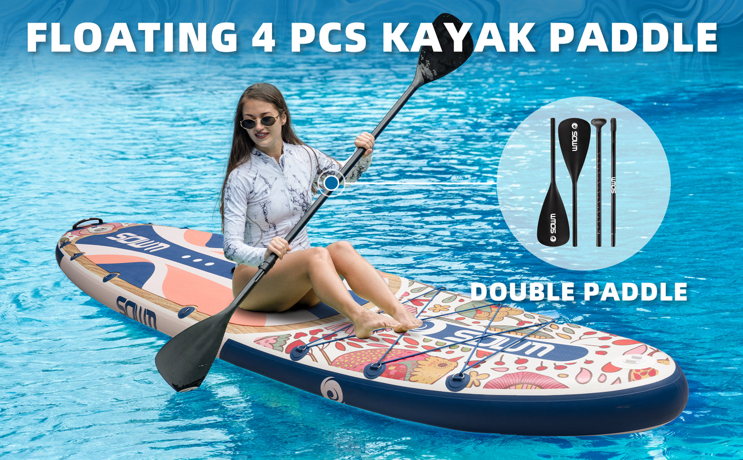 Stand Up Paddle (SUP) Inflable - 11'' pies / 335 cm + Mochila + Accesorios