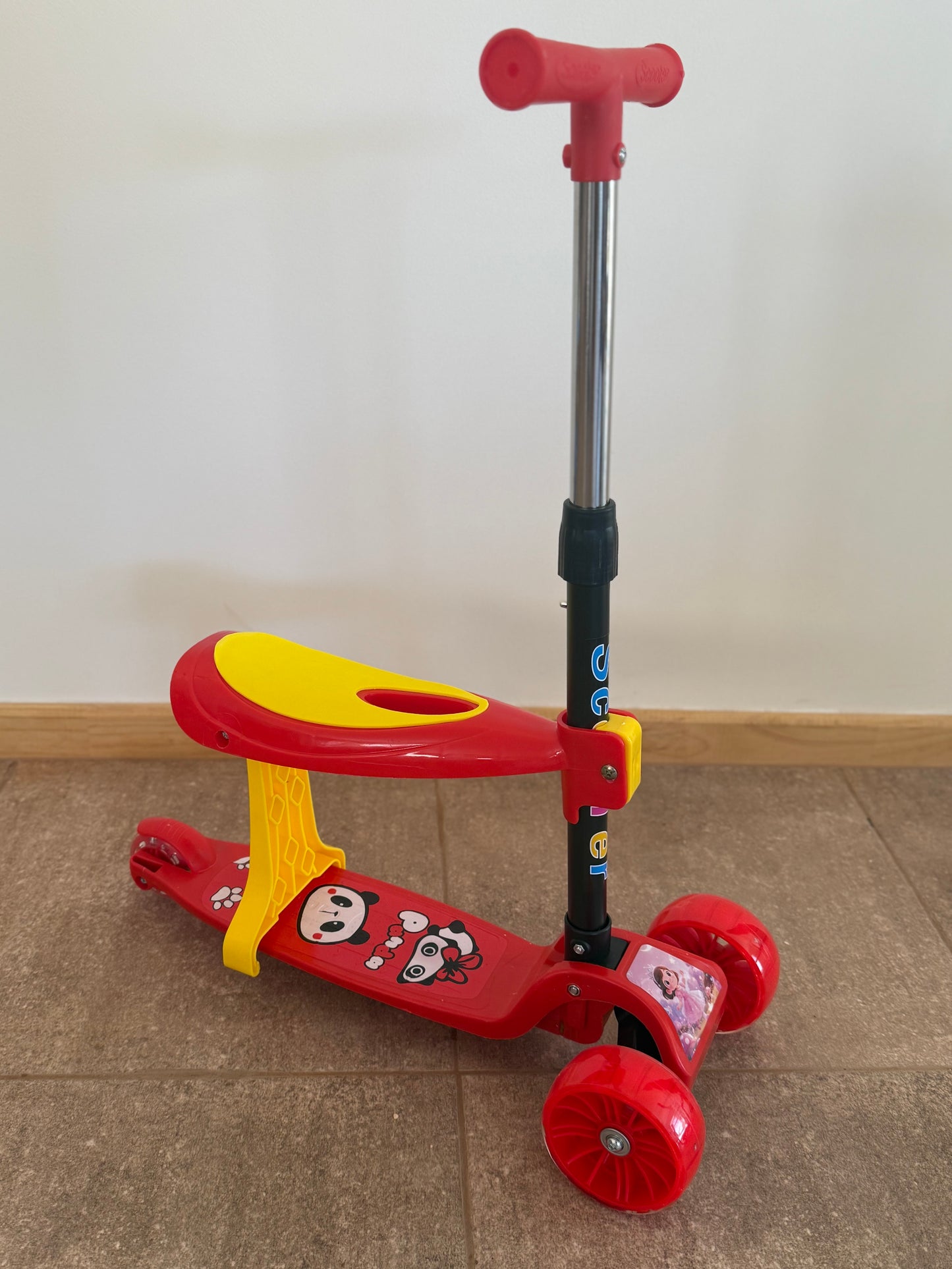 Scooter luces led con asiento