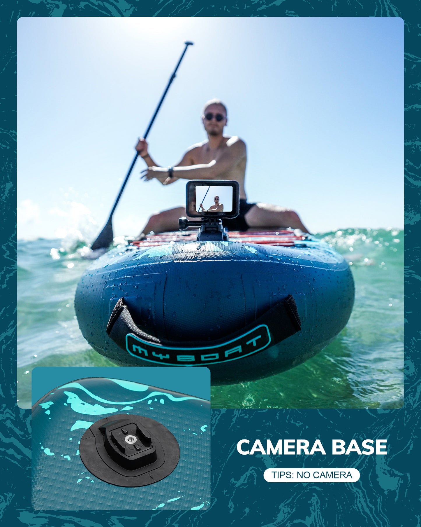 Stand Up Paddle (SUP) Inflable - 11'6 pies / 351 cm + Mochila + Accesorios