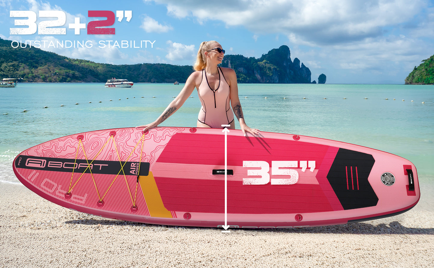 Stand Up Paddle (SUP) Inflable - 11' pies / 335 cm + Mochila + Accesorios