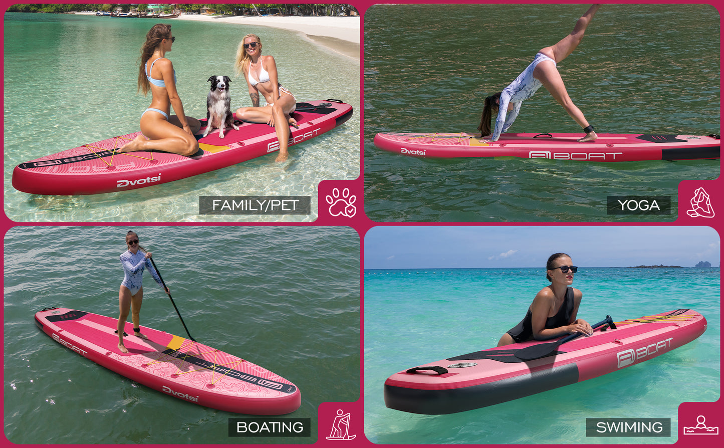 Stand Up Paddle (SUP) Inflable - 11' pies / 335 cm + Mochila + Accesorios