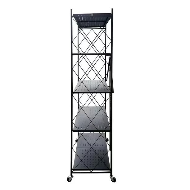Estante Plegable Multiuso Metal 5 Niveles Con Ruedas