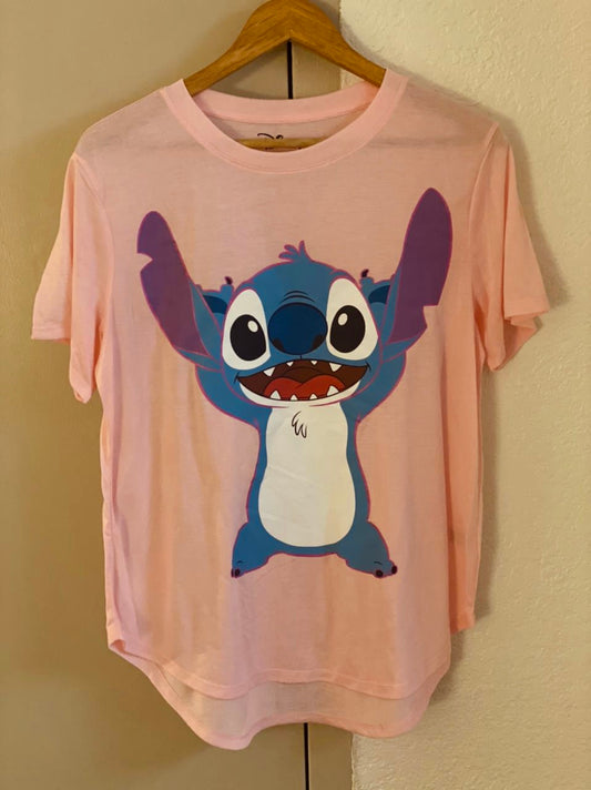 Polera stitch rosada