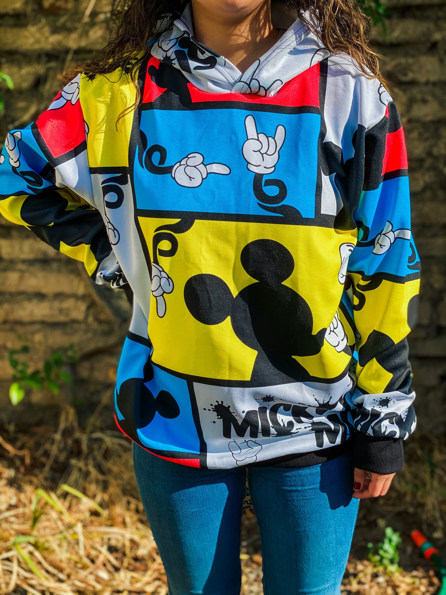 Hoodie oversize de Mickey