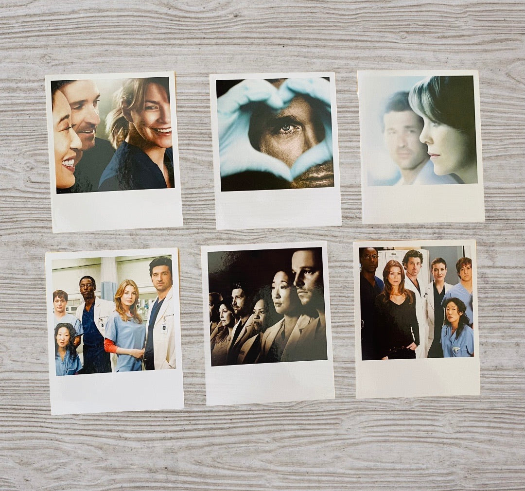 Polaroid Grey's Anatomy