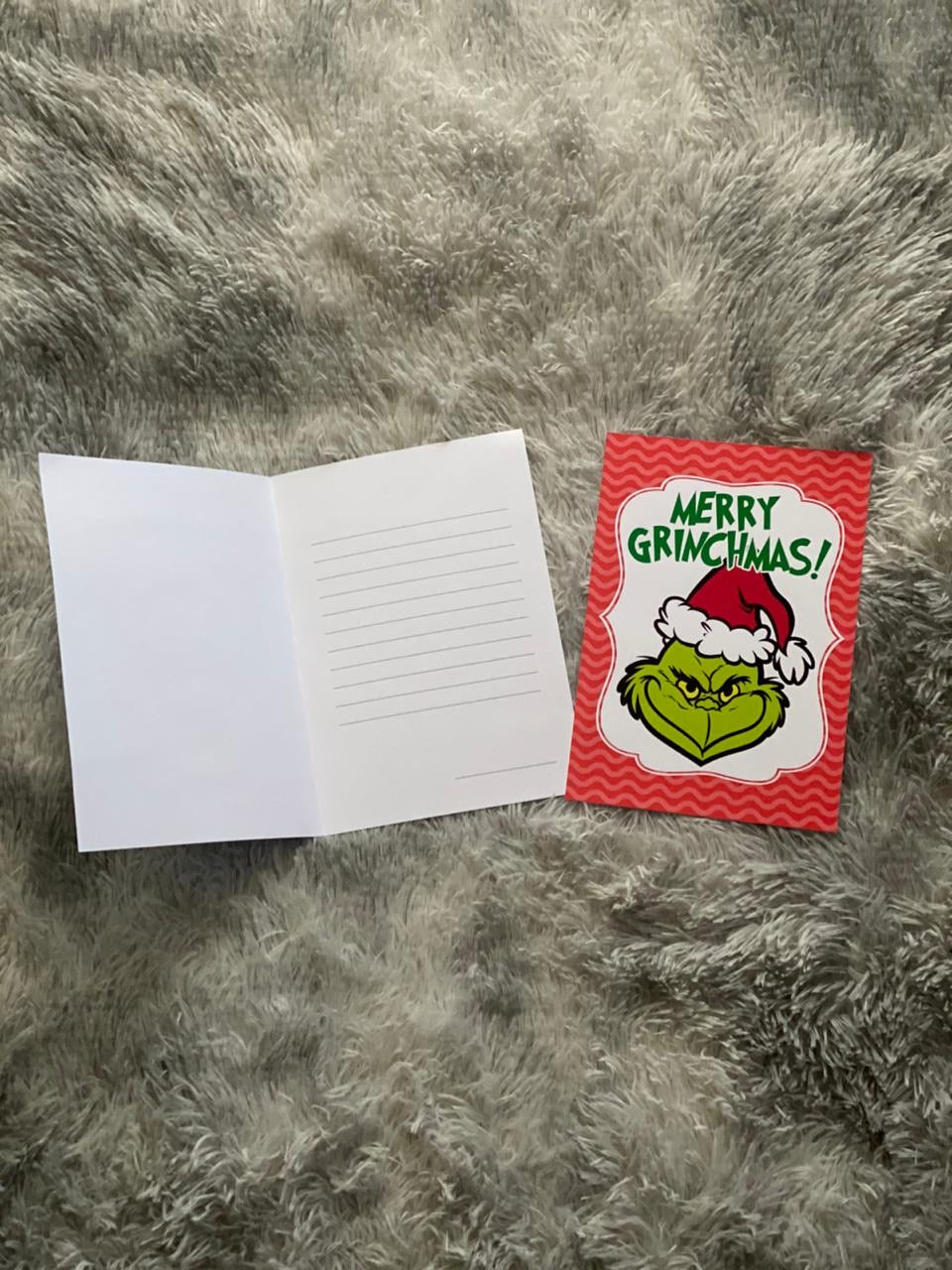 Tarjeta navideña grinch