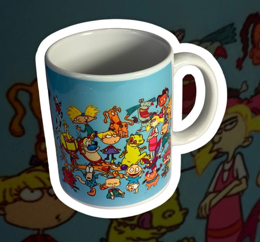 Taza Hey Arnold y Rugrats