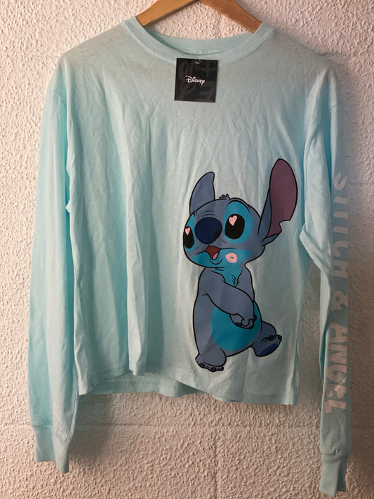 Polera manga larga stitch