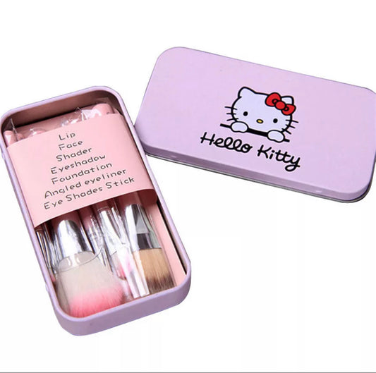 Set de mini brochas de maquillaje Hello Kitty